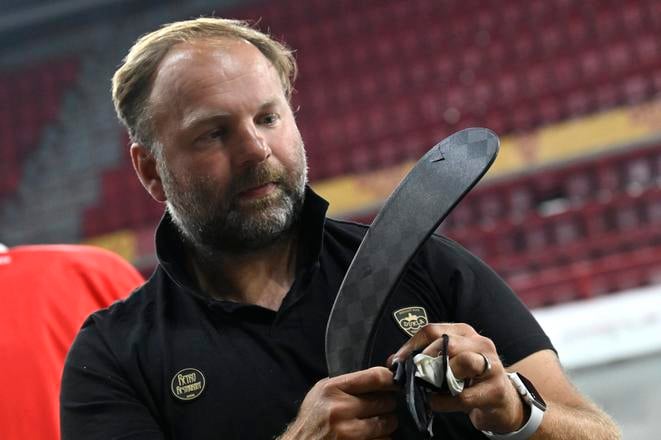 Róbert Döme na snímke z leta 2023, keď bol trénerom hokejistov Dukly Trenčín.