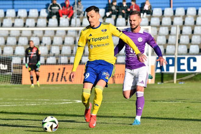 Alexandros Kyziridis strelil 14. gól v sezóne, no Michalovciam úspech nepriniesol.