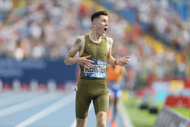 Nórsky atlét Jakob Ingebrigtsen. PAP/Jarek Praszkiewicz