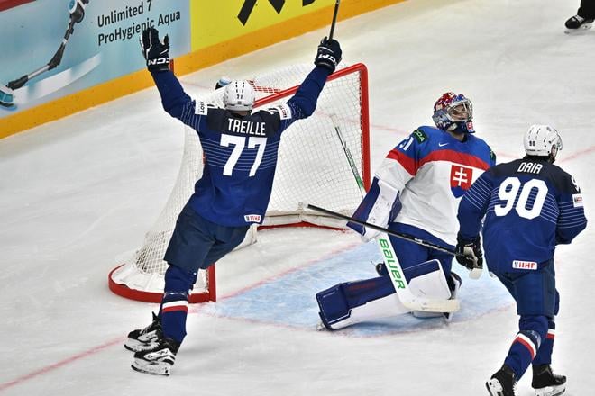 Francúzi prekonali skvelého Samuela Hlavaja v bránke Slovenska iba jediný raz.