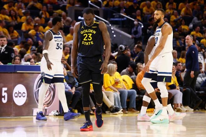 Draymond Green z Golden State Warriors. Santiago Mejia/San Francisco Chronicle via AP