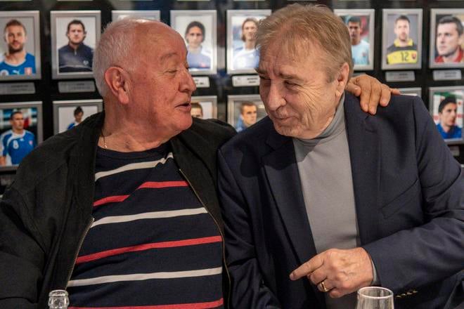 Ľudovít Zlocha (vľavo) a Ladislav Petráš si môžu zaspomínať, ako vtedy ten druhý varoval toho prvého…