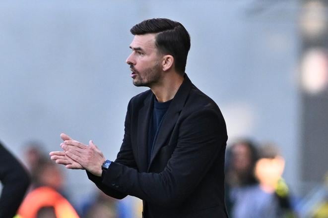 Na snímke tréner Trnavy Michal Gašparík.