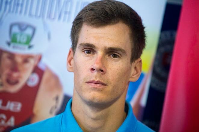 Na snímke reprezentant SR v triatlone Richard Varga.