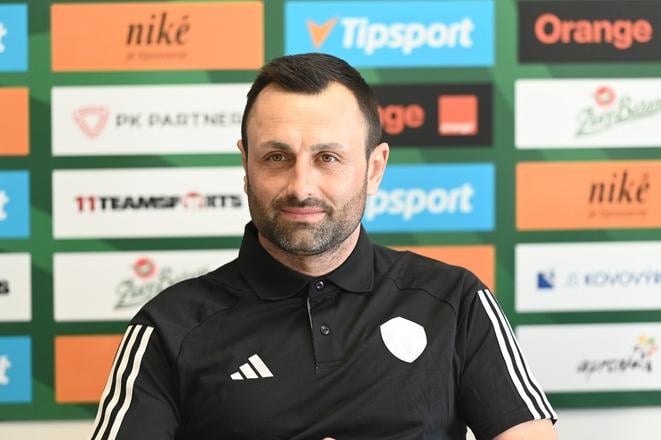 David Oulehla počas tlačovej konferencie pred začiatkom jarnej časti Niké ligy.