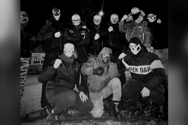 члени неонацистської групи, яка здійснила напади в Братиславі взимку.