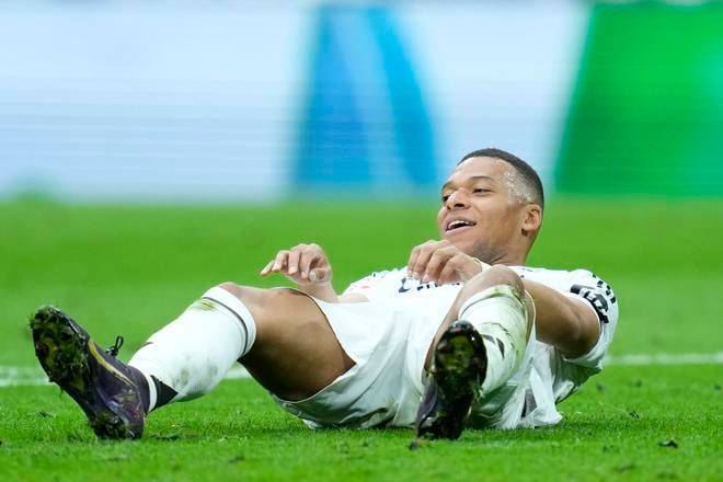 Kylian Mbappe počas zápasu so San Sebastianom.