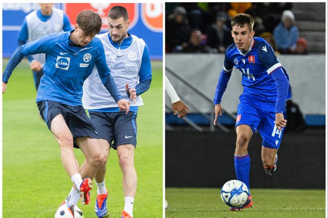 Zatiaľ čo mladší z bratskej dvojice Leo Sauer (vľavo) má skúsenosti už aj z mužskej reprezentácie, starší Mário pôsobí dlhodobo v dvadsaťjednotke.