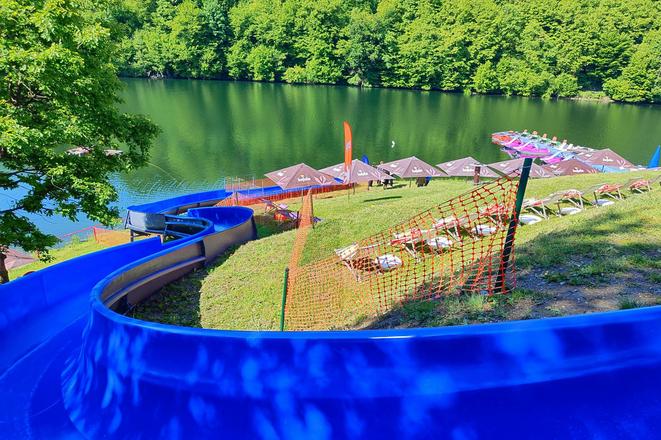 A new waterslide in eastern Slovakia.