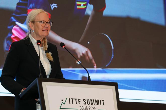 Petra Sörlingová obhájila pozíciu šéfky Medzinárodnej stolnotenisovej federácie (ITTF) vo voľbách. Jej katarský protikandidát získal iba o dva hlasy menej.