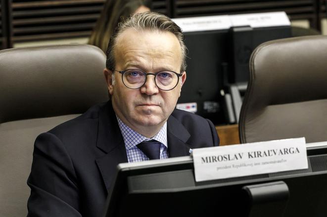 President of the Republic Union of Employers (RÚZ), Miroslav Kiraľvarga.