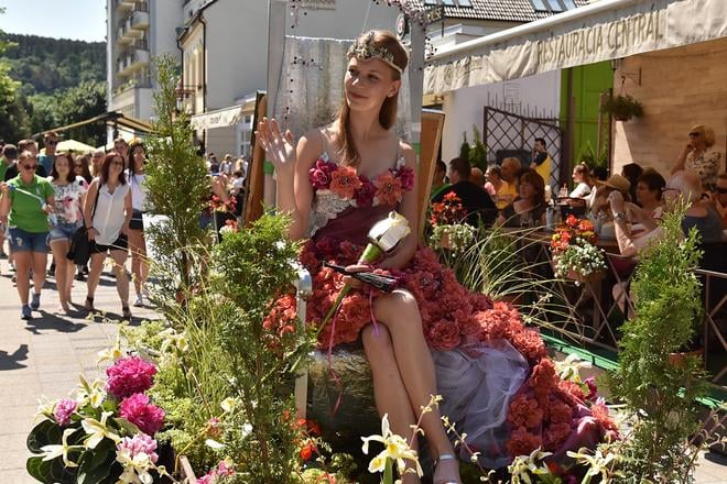 A procession during a previous edition of the Summer Spa Season Opening in Piešťany.