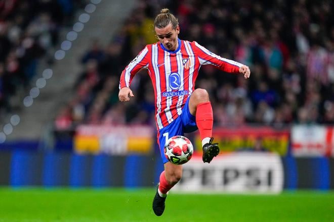 Antoine Griezmann v drese Atletica MAdrid. AP Photo/Manu Fernandez