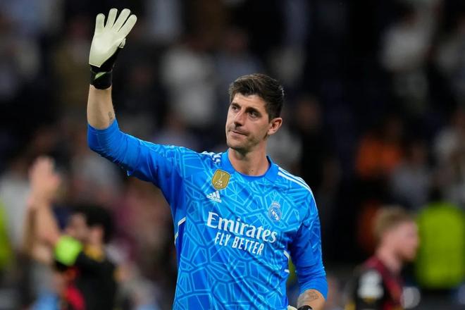 Thibaut Courtois v drese Realu Madrid.