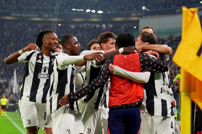 Hráči Juventusu Turín. Spada/LaPresse via AP