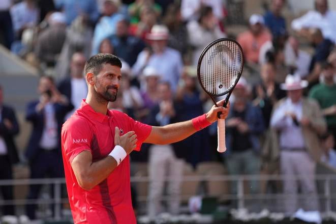 Srbský tenista Novak Djokovič.