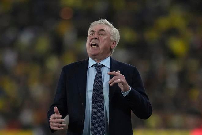 Tréner brazílskej futbalovej reprezentácie Carlo Ancelotti.