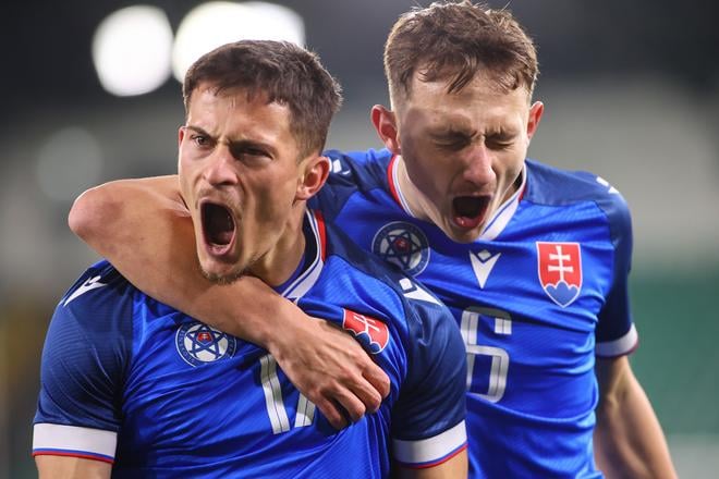 Adrián Kaprálik a Dominik Hollý. 