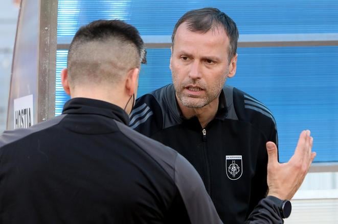 Na snímke hlavný tréner MFK Ružomberok Ondřej Smetana.