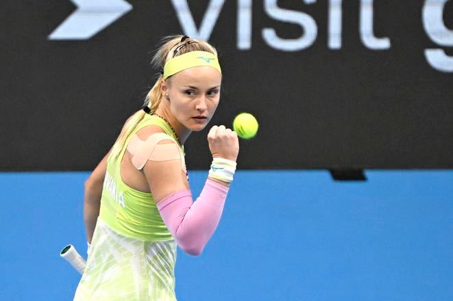 Na snímke slovenská tenistka Rebecca Šramková.