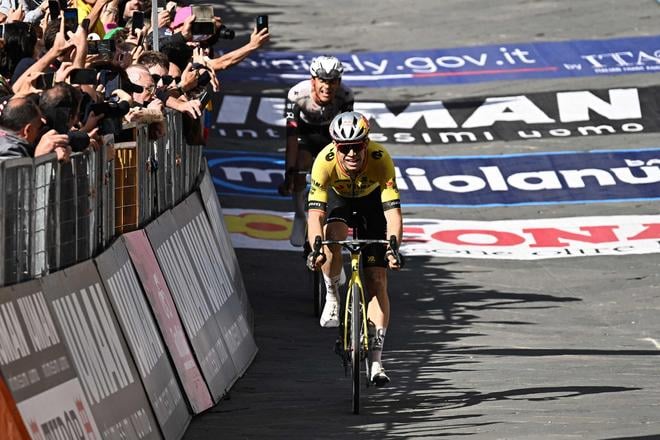 Momentka z Giro d´Italia.