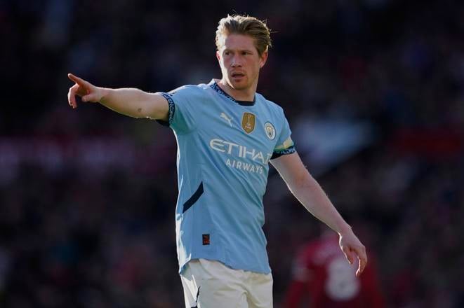 Kevin De Bruyne v drese Manchestru City.
