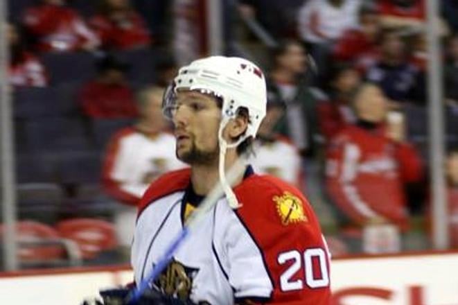 Bývalý slovenský reprezentant Richard Zedník v drese Floridy Panthers