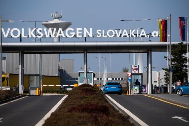Volkswagen’s plant in Bratislava – one of Slovakia’s economic engines, built with German investment and know-how.
