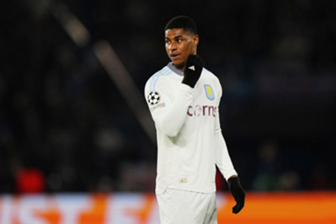 Anglický futbalista Marcus Rashford.