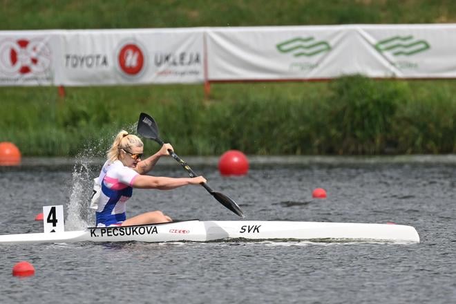Slovenská reprezentantka v rýchlostnej kanoistike Katarína Pecsuková.
