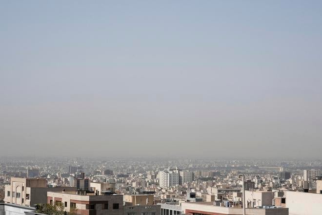 A general view shows Tehran skyline, Iran, on Tuesday, June 24, 2025.