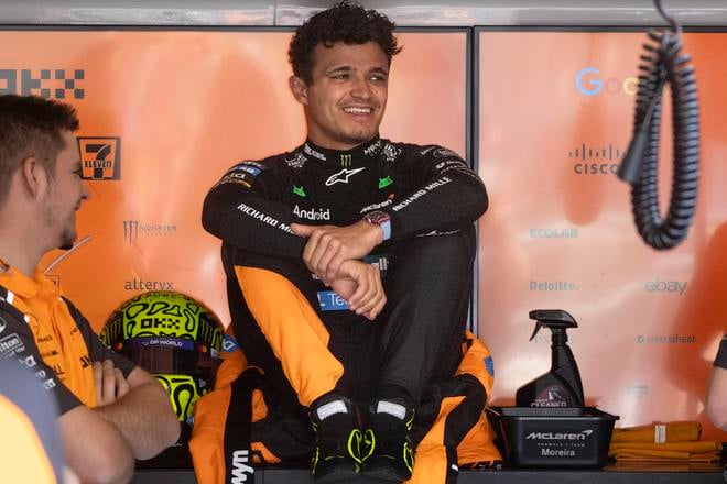Britský jazdec F1 Lando Norris.
