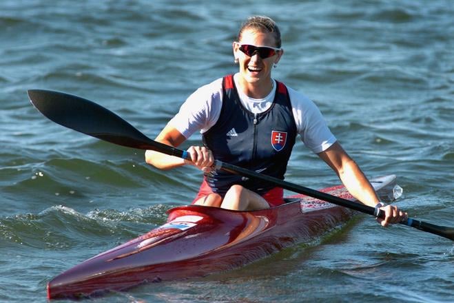 Takto sa radovala Marcela Erbanová 28. augusta 2004, keď vo finále K1 na 500 m na olympijskom kanáli v Schinias v Grécku skončila na výbornom piatom mieste.