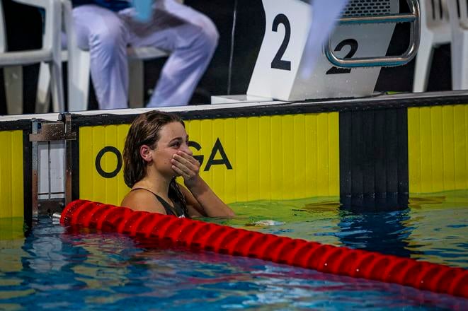 Na snímke slovenská plavkyňa Stela Megelová. FOTO: TASR/SOŠV - Andrej Galica