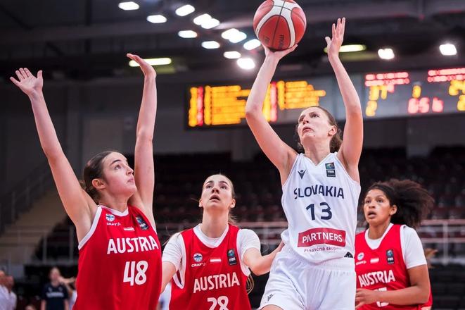 Košičanka Katarína Šedivá sa na víťazstve nad Rakúskom podieľala najvýraznejšie, nastrieľala 14 bodov.