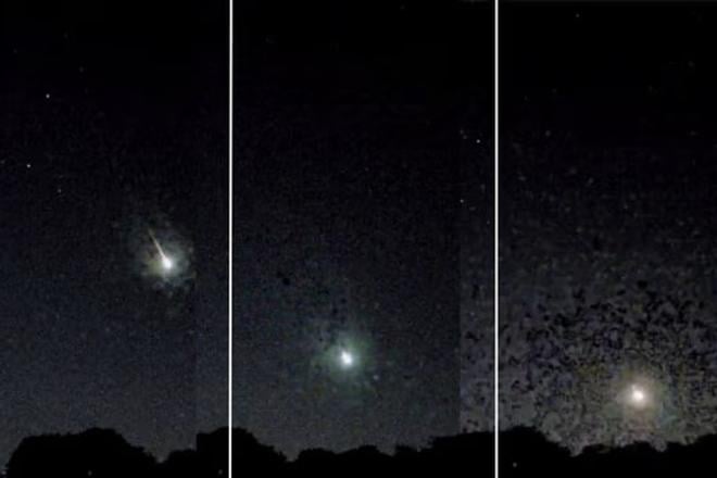 A bright bolide flew over Slovakia on Saturday night.