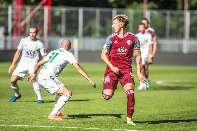 Radek Šiler v prípravnom zápase proti Prešovu.