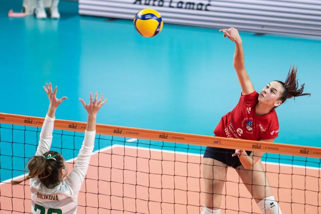 Michaela Kánová v akcii.
