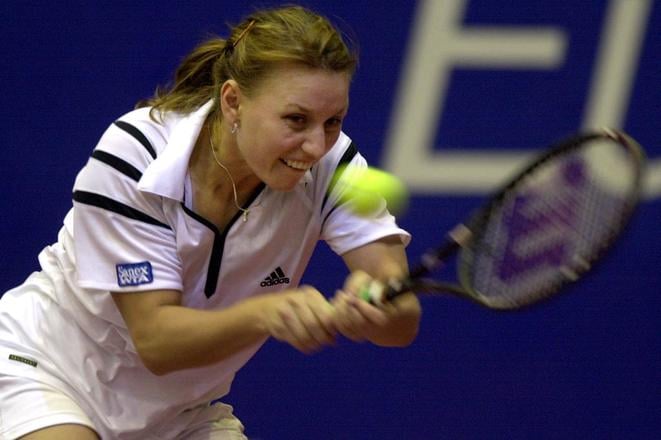 Karina Habšudová počas aktívnej kariéry.