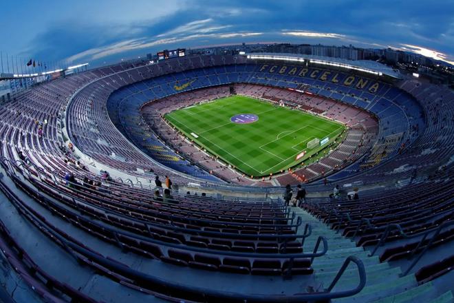Štadión Camp Nou.