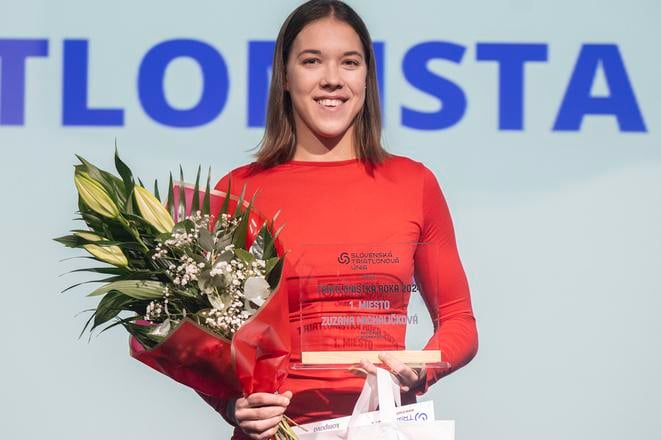 Na snímke triatlonistka roka 2024 Zuzana Michaličková.