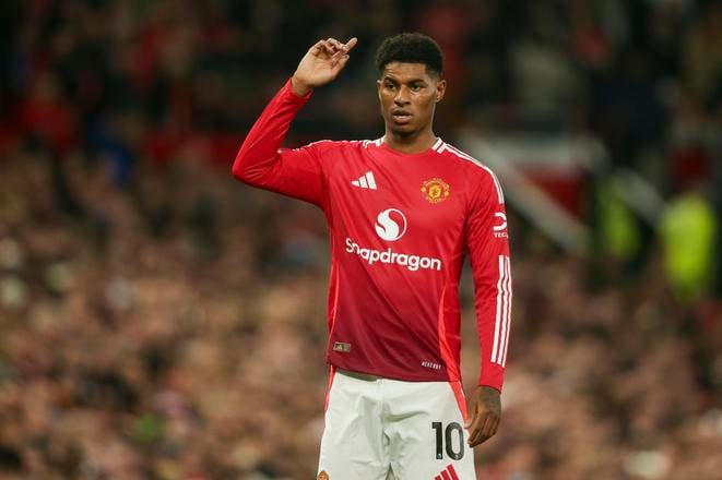 Archívna fotografia - Marcus Rashford.