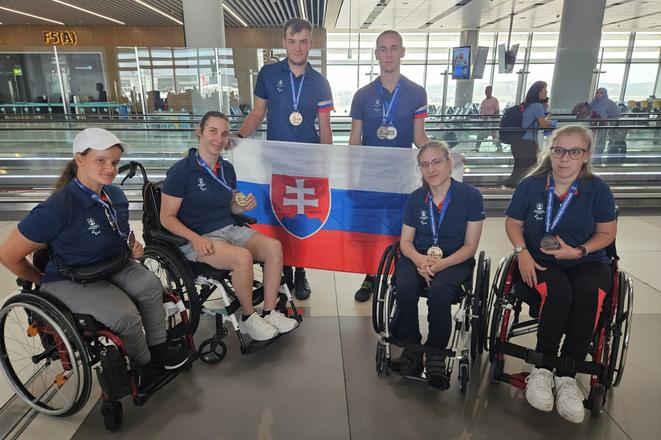 Slovenskí medailisti z Európskych paramládežníckych hier 2025