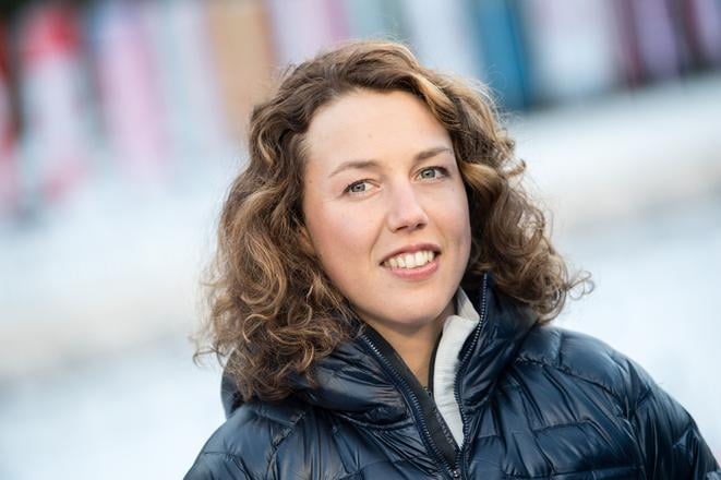 Na archívnej snímke z 15. januára 2020 bývalá nemecká biatlonistka Laura Dahlmeierová.