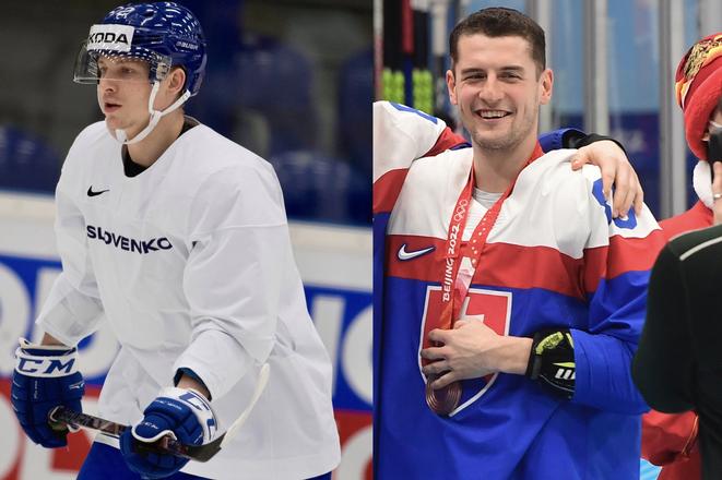 Dávid Bondra (vľavo) a Adrián Holešinský patria medzi úspešné prestupy slovenských hráčov z univerzitnej NCAA do domácej extraligy.