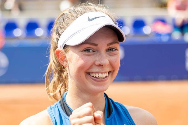 Radosť Eszter Mériovej po triumfe na Svetových univerzitných hrách 2025.