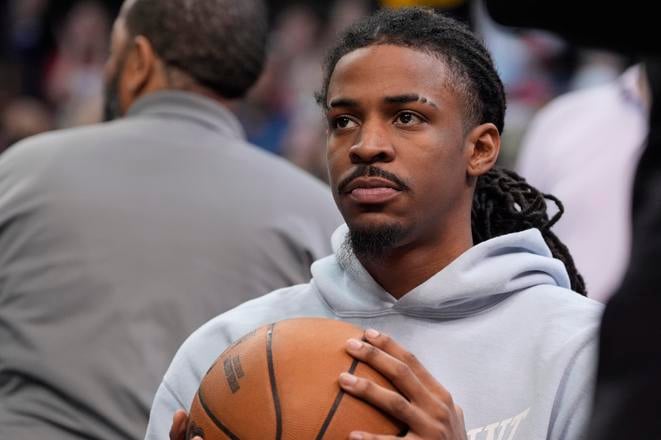 Ja Morant, obranca tímu Memphis Grizzlies.
