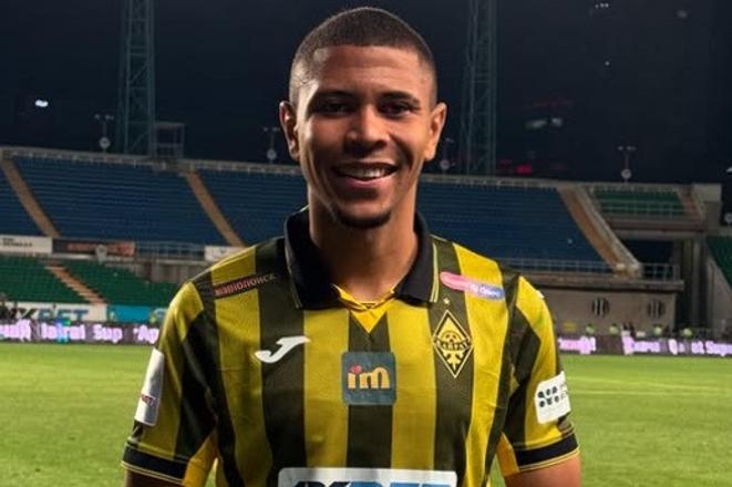 Edmilson Santos, autor víťazného gólu Kajratu vo víkendovom ligovom zápase.