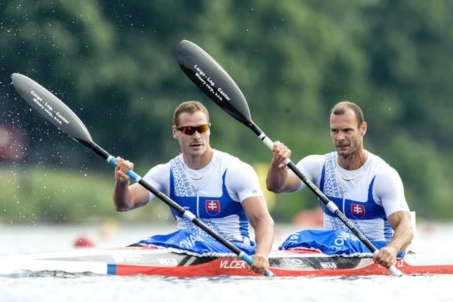 S Erikom Vlčekom (vľavo) získal Juraj Tarr (vpravo) všetky svoje najväčšie úspechy v štvorkajaku aj dvojkajaku.