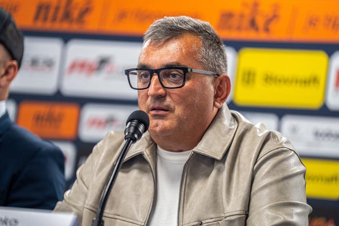 Prezident FC Košice Dušan Trnka.